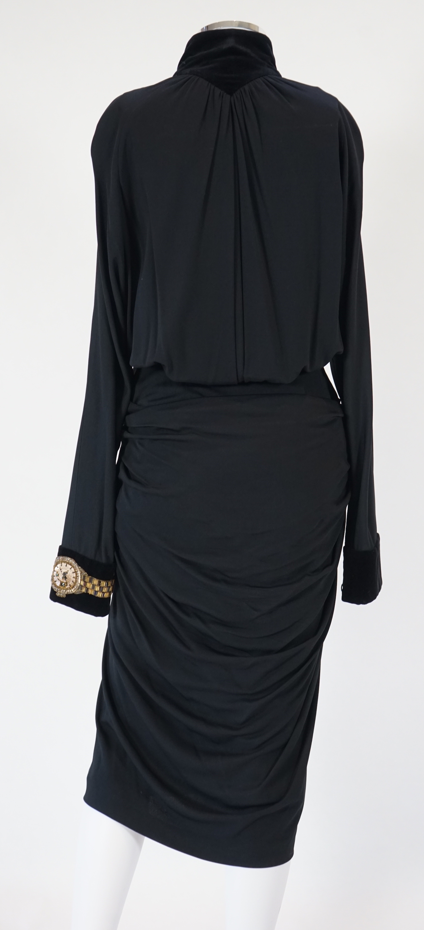 A Karl Lagerfeld black evening dress, size EU 38